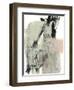 Blush & Black II-Jennifer Goldberger-Framed Premium Giclee Print