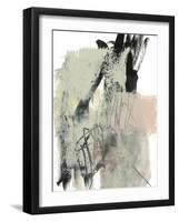 Blush & Black II-Jennifer Goldberger-Framed Art Print