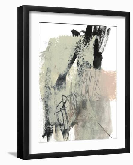 Blush & Black II-Jennifer Goldberger-Framed Art Print