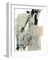 Blush & Black II-Jennifer Goldberger-Framed Art Print