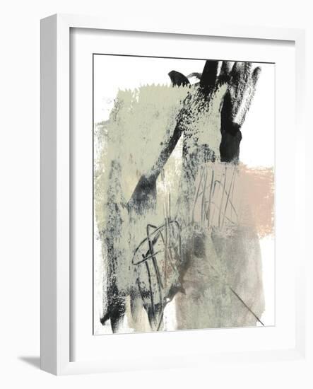 Blush & Black II-Jennifer Goldberger-Framed Art Print