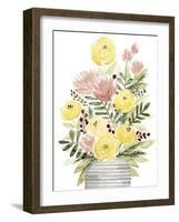 Blush Bouquet II-Grace Popp-Framed Art Print