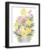 Blush Bouquet II-Grace Popp-Framed Art Print