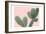 Blush Cactus 1 v2-Kimberly Allen-Framed Art Print