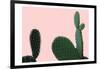 Blush Cactus 2 v2-Kimberly Allen-Framed Art Print