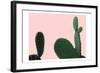 Blush Cactus 2 v2-Kimberly Allen-Framed Art Print