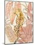 Blush Cheetah I-Annie Warren-Mounted Art Print