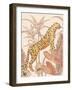 Blush Cheetah II-Annie Warren-Framed Art Print