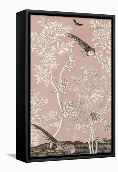 Blush Chinoiserie II-Naomi McCavitt-Framed Stretched Canvas