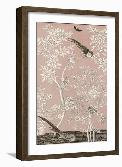 Blush Chinoiserie II-Naomi McCavitt-Framed Art Print