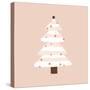 Blush Christmas Tree-Orara Studio-Stretched Canvas