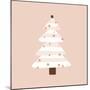 Blush Christmas Tree-Orara Studio-Mounted Photographic Print