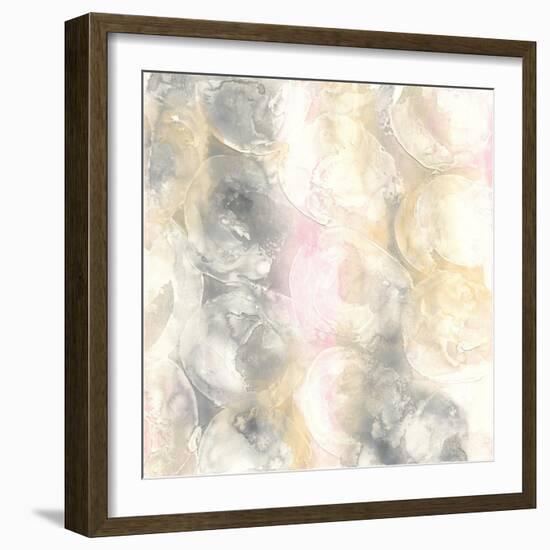 Blush Circles II-Chris Paschke-Framed Art Print