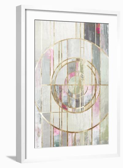 Blush Deco I-PI Studio-Framed Art Print