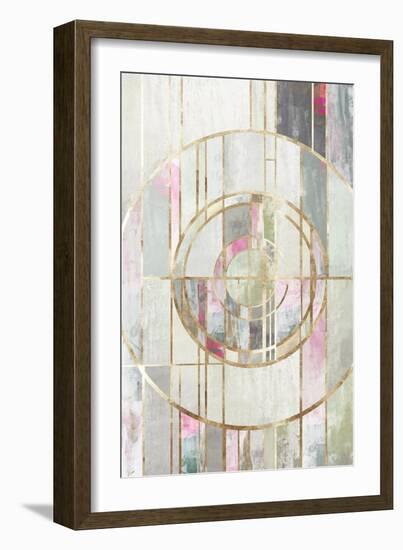 Blush Deco I-PI Studio-Framed Art Print