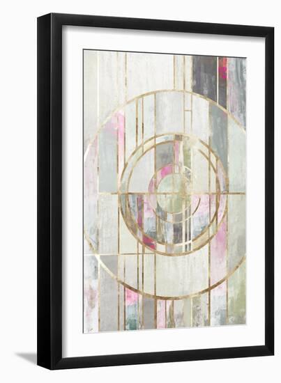 Blush Deco I-PI Studio-Framed Art Print