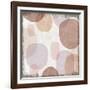 Blush Drips I-Michael Mullan-Framed Art Print