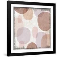 Blush Drips I-Michael Mullan-Framed Art Print