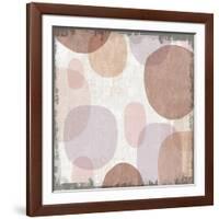 Blush Drips I-Michael Mullan-Framed Art Print