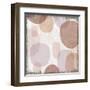 Blush Drips I-Michael Mullan-Framed Art Print