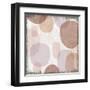 Blush Drips I-Michael Mullan-Framed Art Print