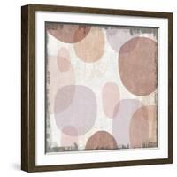 Blush Drips I-Michael Mullan-Framed Art Print