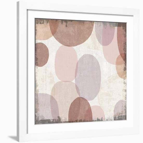 Blush Drips II-Michael Mullan-Framed Art Print