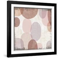 Blush Drips II-Michael Mullan-Framed Art Print