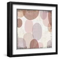 Blush Drips II-Michael Mullan-Framed Art Print