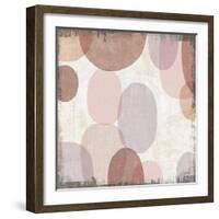 Blush Drips II-Michael Mullan-Framed Art Print