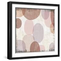 Blush Drips II-Michael Mullan-Framed Art Print