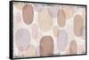 Blush Drips-Michael Mullan-Framed Stretched Canvas