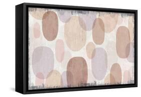 Blush Drips-Michael Mullan-Framed Stretched Canvas