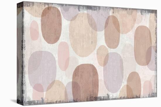 Blush Drips-Michael Mullan-Stretched Canvas