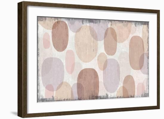 Blush Drips-Michael Mullan-Framed Art Print