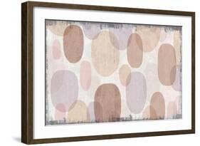 Blush Drips-Michael Mullan-Framed Art Print