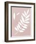 Blush Fern-PI Juvenile-Framed Art Print