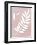 Blush Fern-PI Juvenile-Framed Art Print