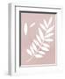 Blush Fern-PI Juvenile-Framed Art Print