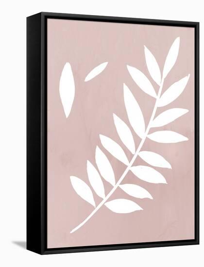 Blush Fern-PI Juvenile-Framed Stretched Canvas