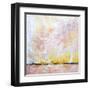 Blush field-Hyunah Kim-Framed Art Print