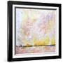 Blush field-Hyunah Kim-Framed Art Print