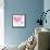 Blush Garden-Sheila Golden-Framed Stretched Canvas displayed on a wall