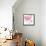 Blush Garden-Sheila Golden-Framed Stretched Canvas displayed on a wall