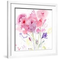 Blush Garden-Sheila Golden-Framed Art Print