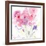 Blush Garden-Sheila Golden-Framed Art Print