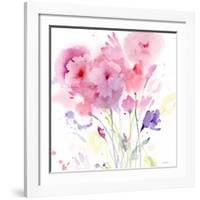 Blush Garden-Sheila Golden-Framed Art Print