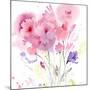 Blush Garden-Sheila Golden-Mounted Art Print