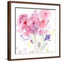 Blush Garden-Sheila Golden-Framed Art Print