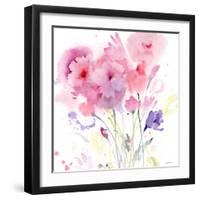 Blush Garden-Sheila Golden-Framed Art Print